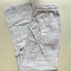 White Linen Pants